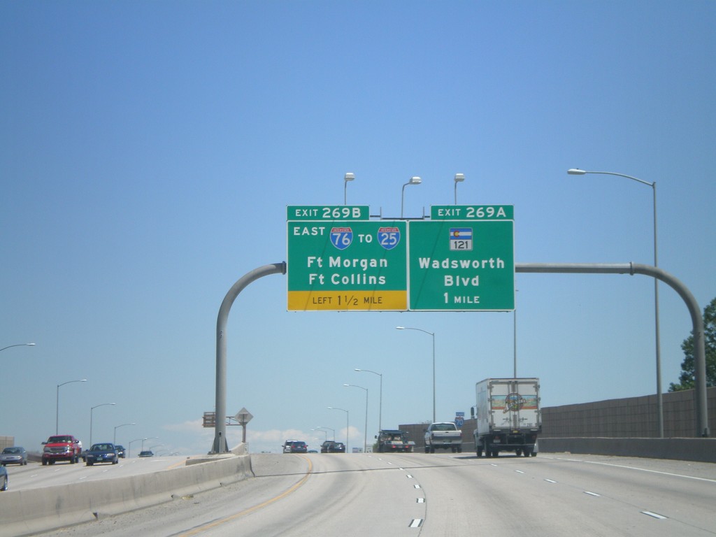 I-70 East - Exits 269A and 269B