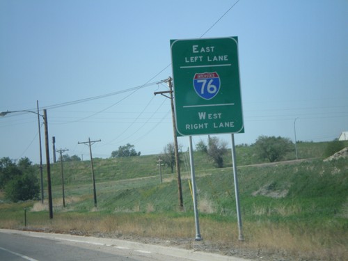 CO-52 South Approaching I-76