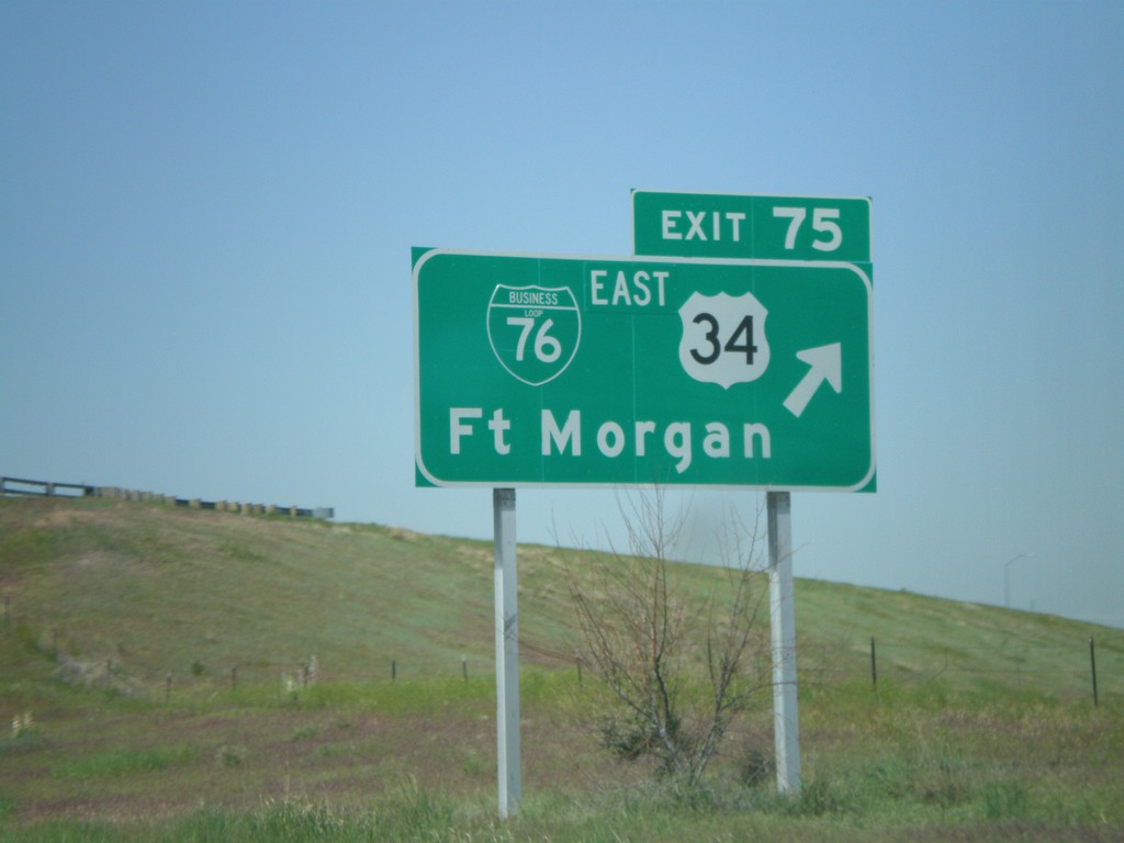 I-76 West - Exit 75