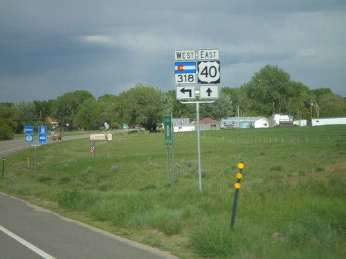 US-40 East at CO-138 West