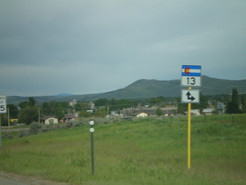 US-40 East at CO-13 South Jct.