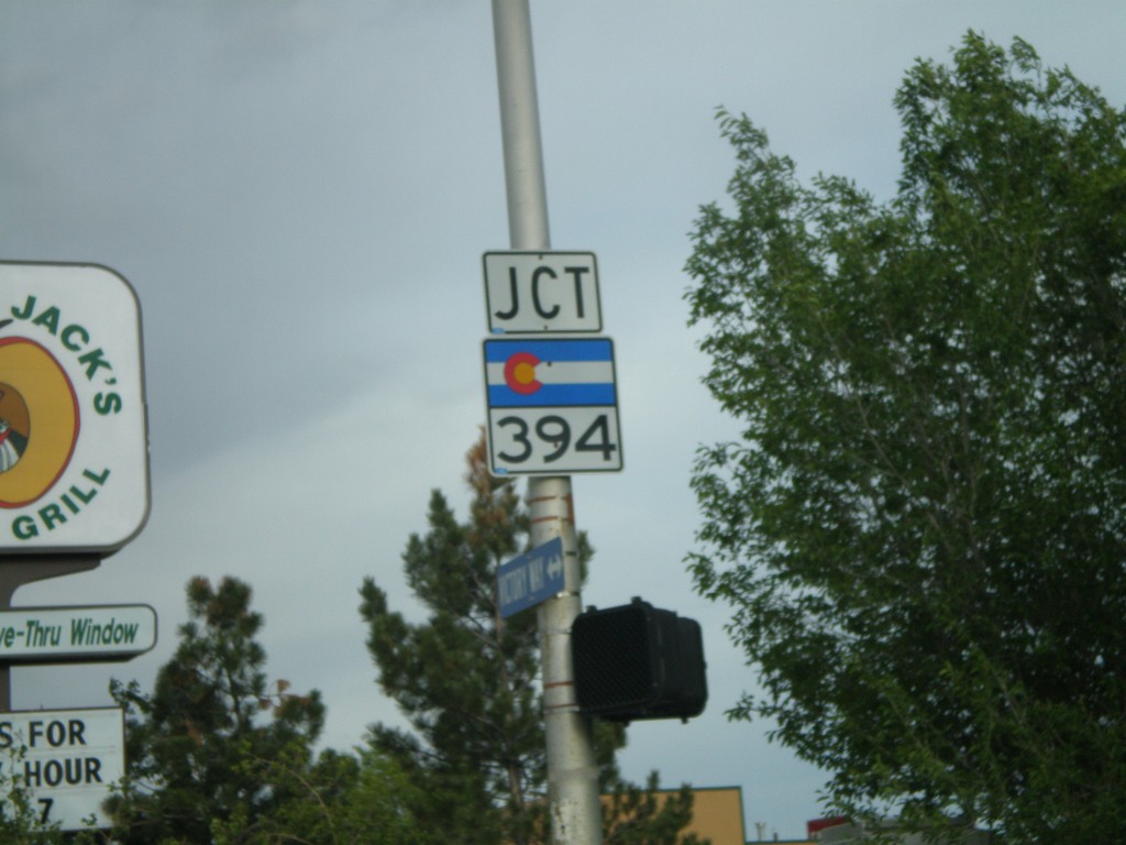 US-40 East at CO-394 South