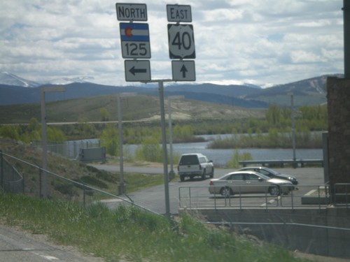 US-40 East at CO-125 North