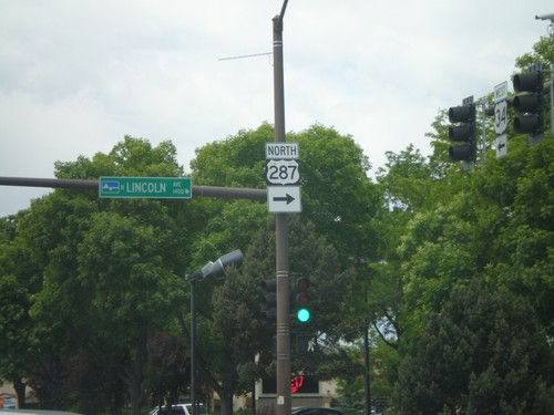 US-34 West at US-287 North - Loveland