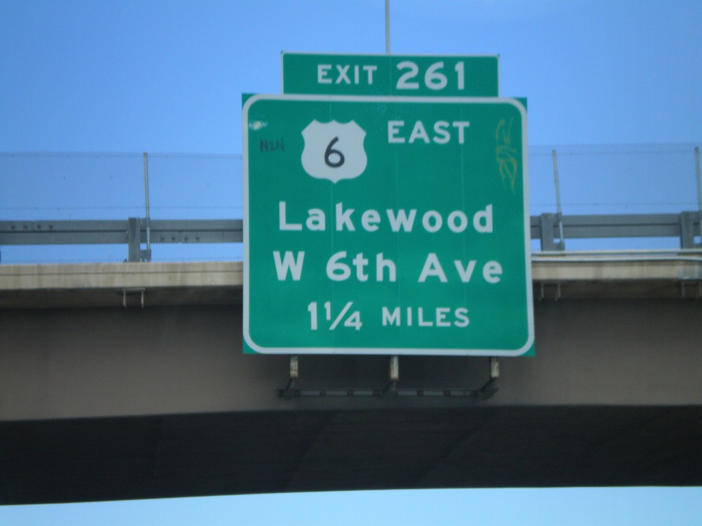 I-70 East - Exit 261