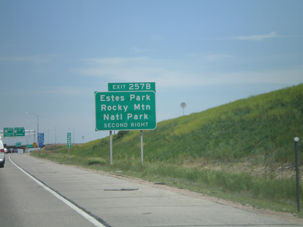 I-25 North - Exit 257B