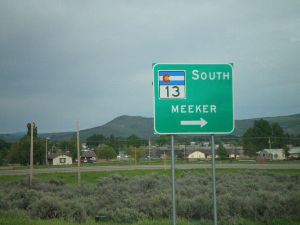 US-40 East Approaching CO-13 South