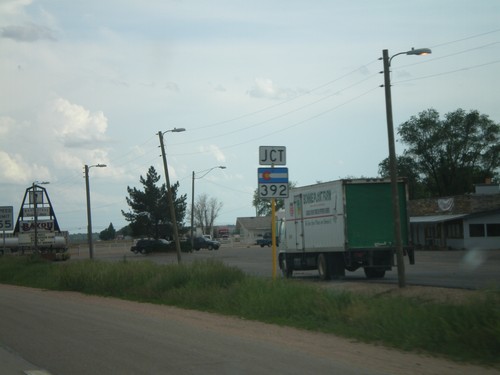 US-85 South Approaching CO-392