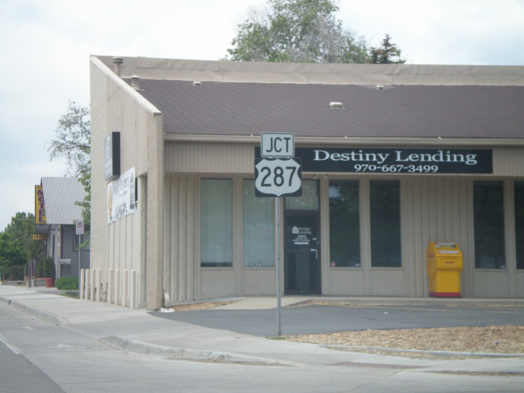 US-34 West Approaching US-287