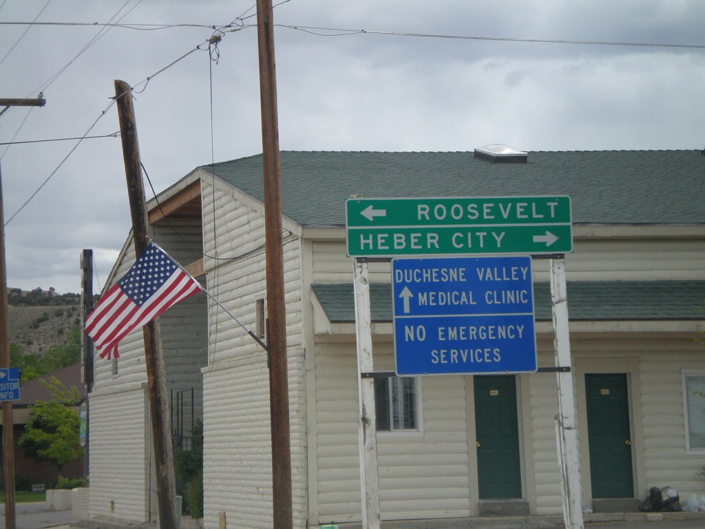 UT-87 South At US-40/US-191