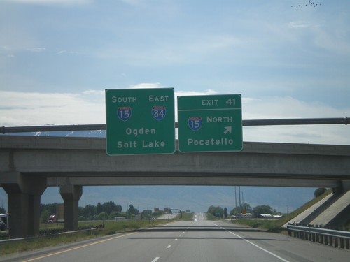 I-84 East at Exit 41 - I-15 Jct.