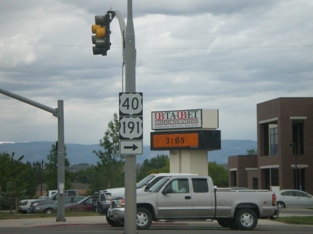 US-40 East/US-191 North - Roosevelt