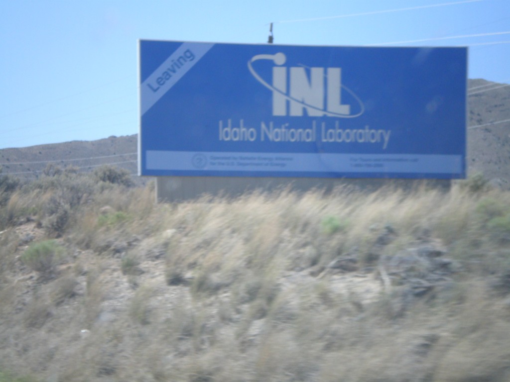 Leaving Idaho National Laboratory - US-20/US-26 West