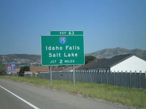 I-86 East Exit 63 - I-15 Jct.