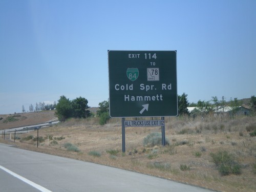 I-84 West Exit 114