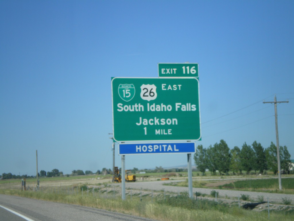 I-15 North - Exit 116