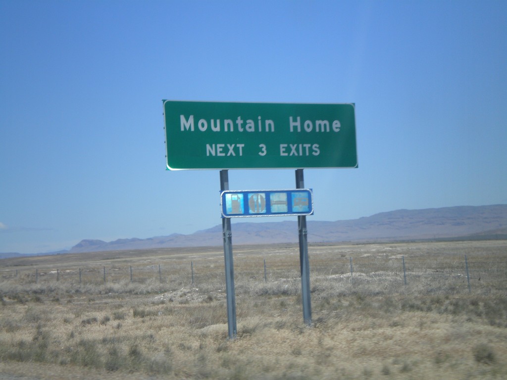 I-84 West - Mountain Home Exits