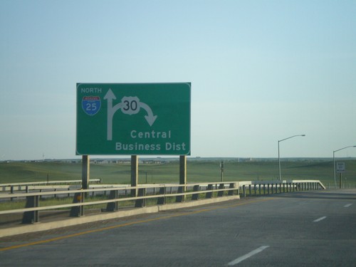 I-25 North - Exit 9 Diagram