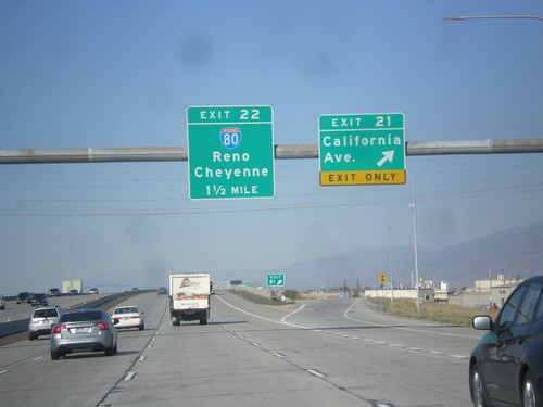 I-215 North - Exits 21 and 22