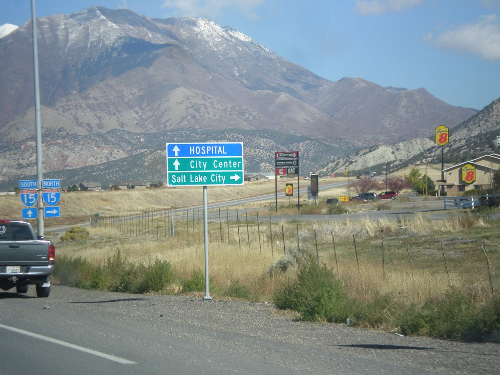 UT-28 North Approaching I-15