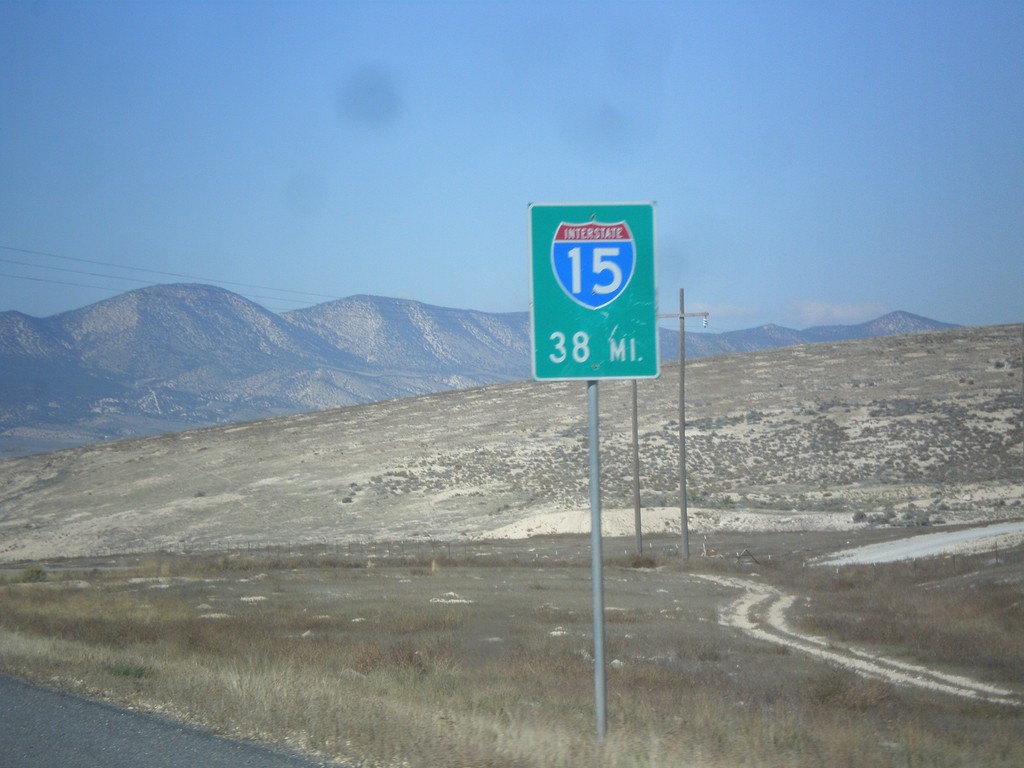 UT-28 North - Distance to I-15