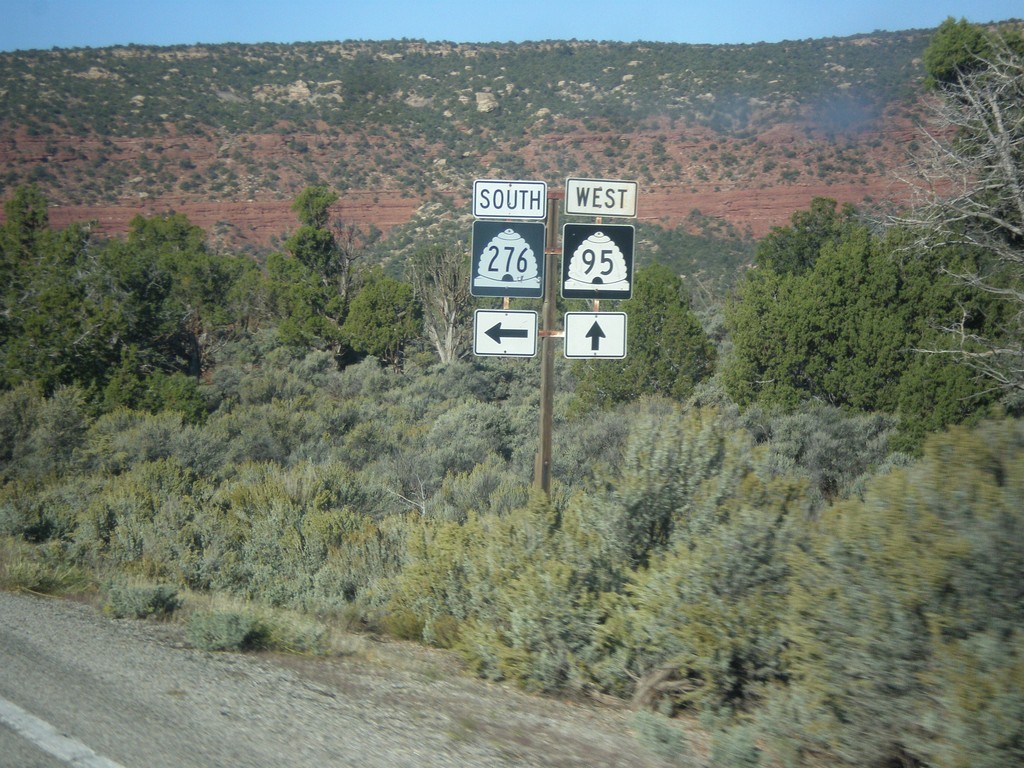 UT-95 West at UT-276 South