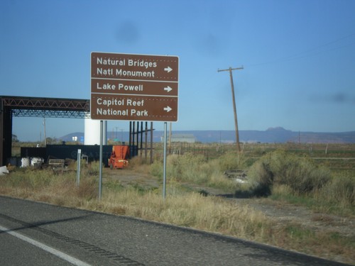 US-191 South Approaching UT-95