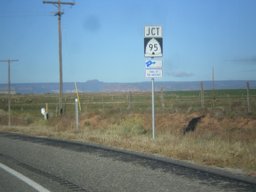 US-191 South Approaching UT-95