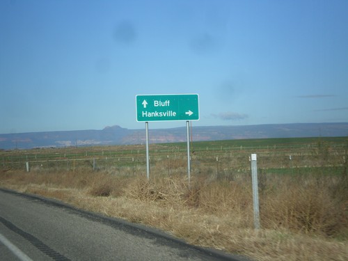 US-191 South Approaching UT-95