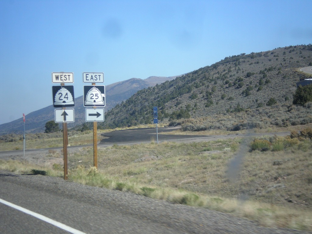 UT-24 West Approaching UT-25