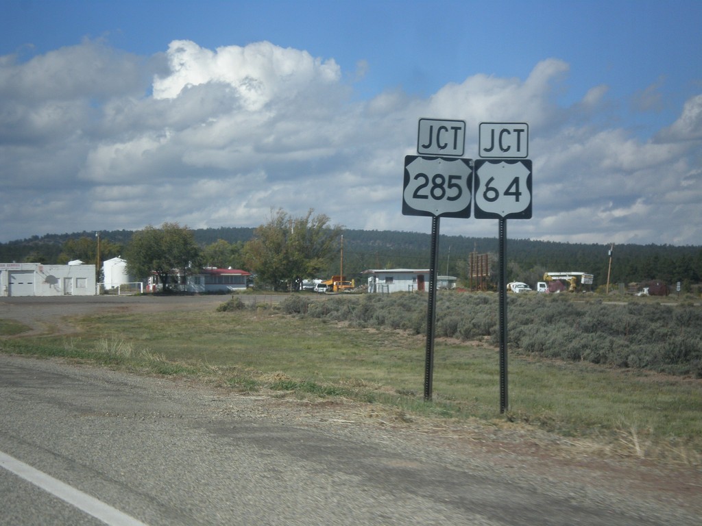 US-64 West Approaching US-285