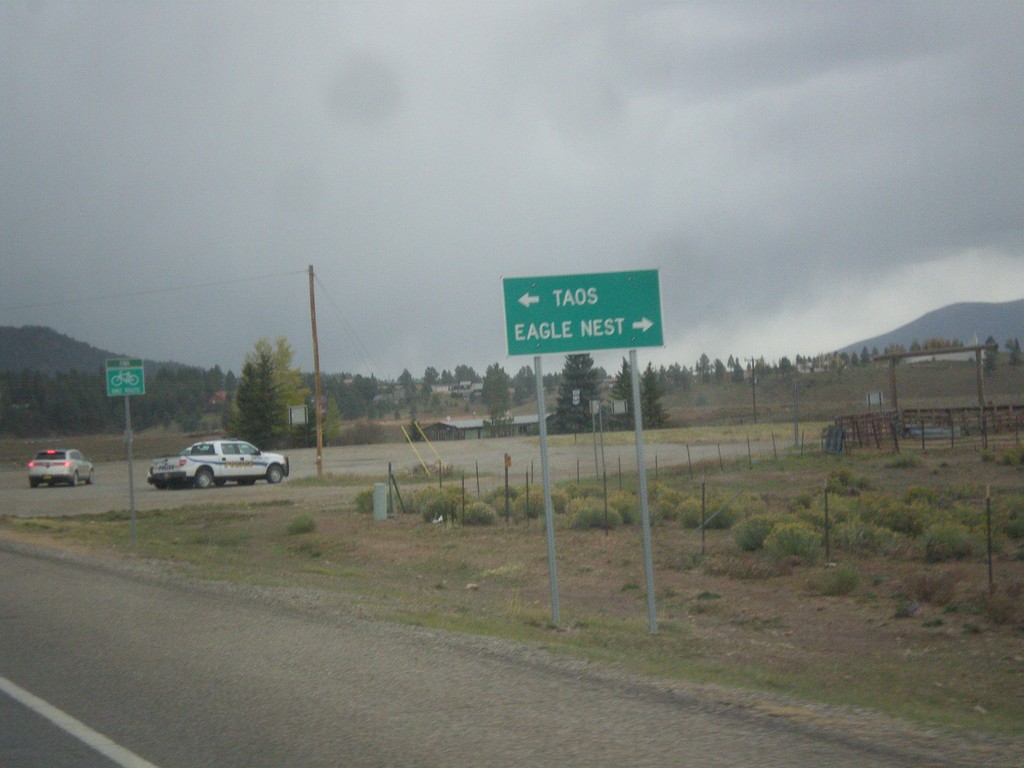 End NM-434 North at US-64