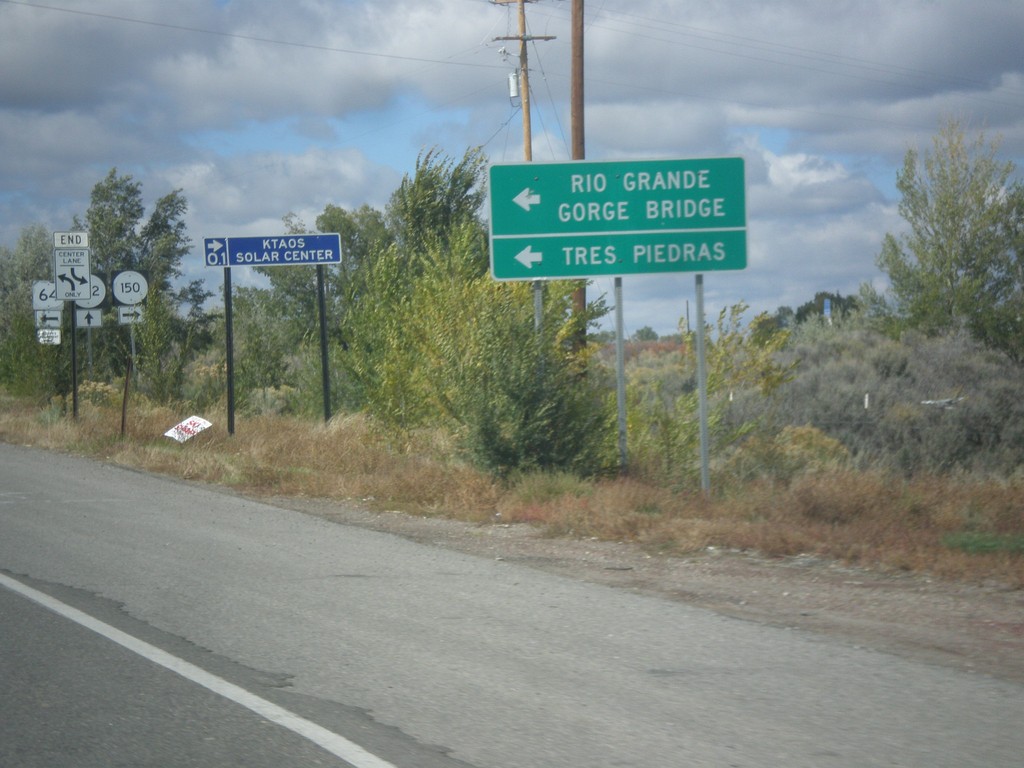 US-64 West at NM-150/NM-522