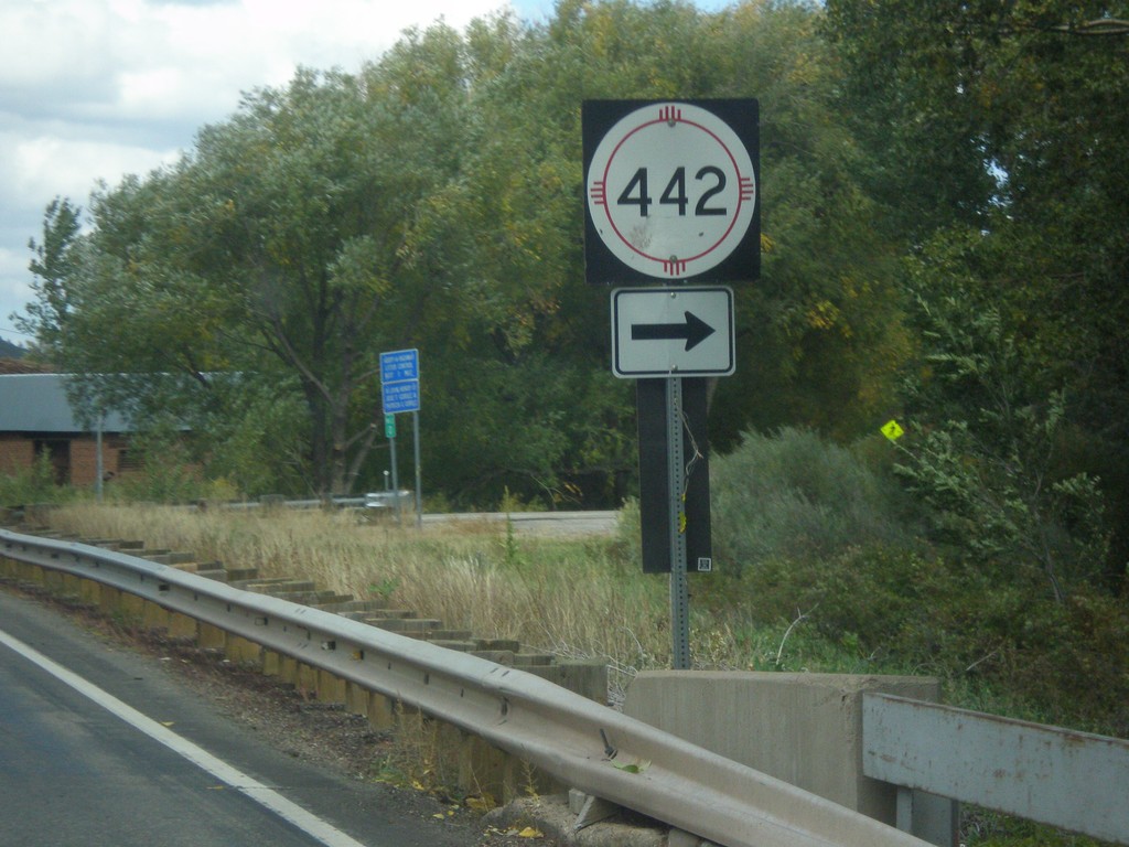 NM-518 North at NM-442