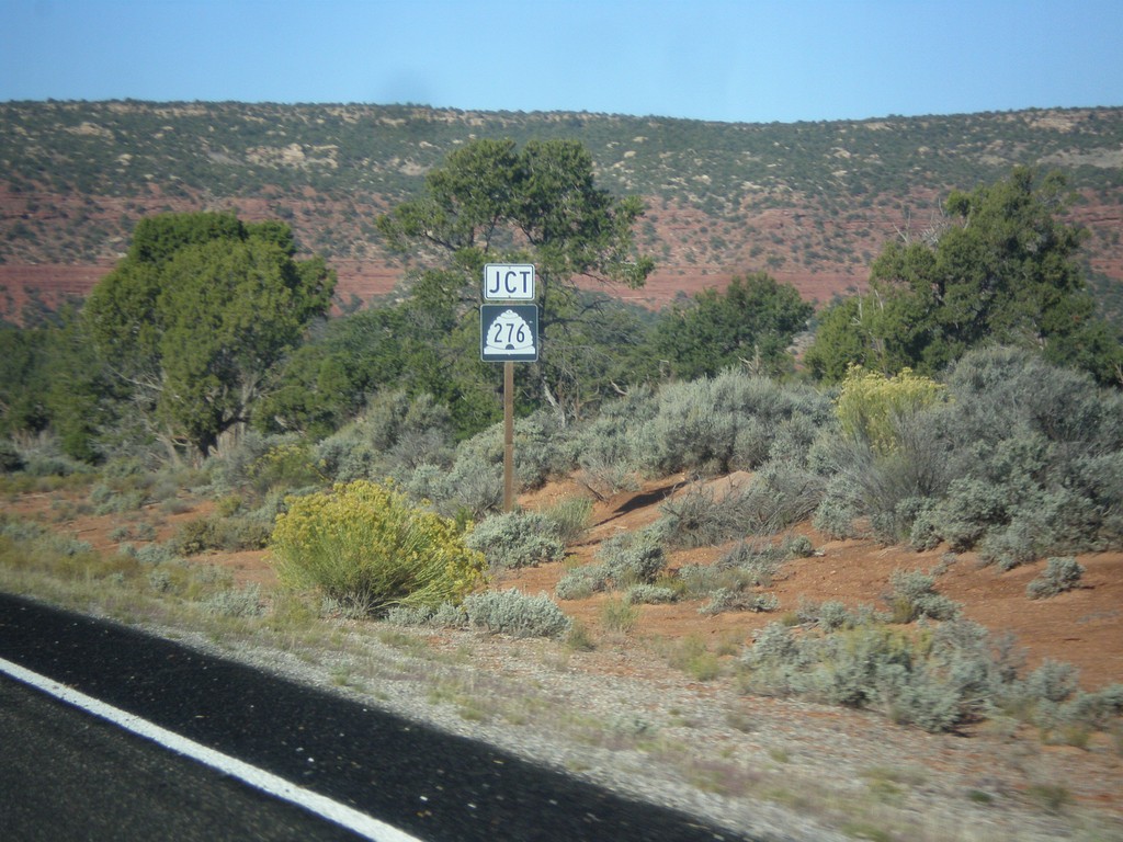 UT-95 West Approaching UT-276