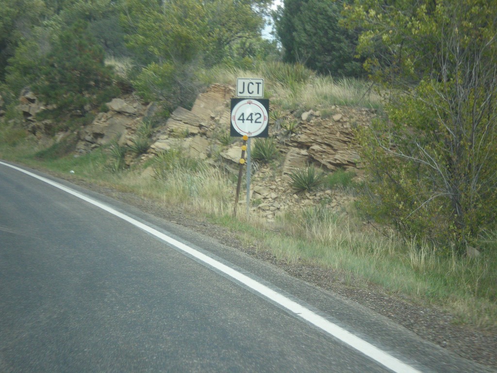 NM-518 North Approaching NM-442