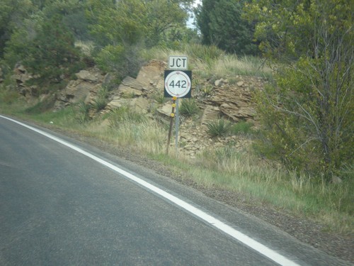 NM-518 North Approaching NM-442