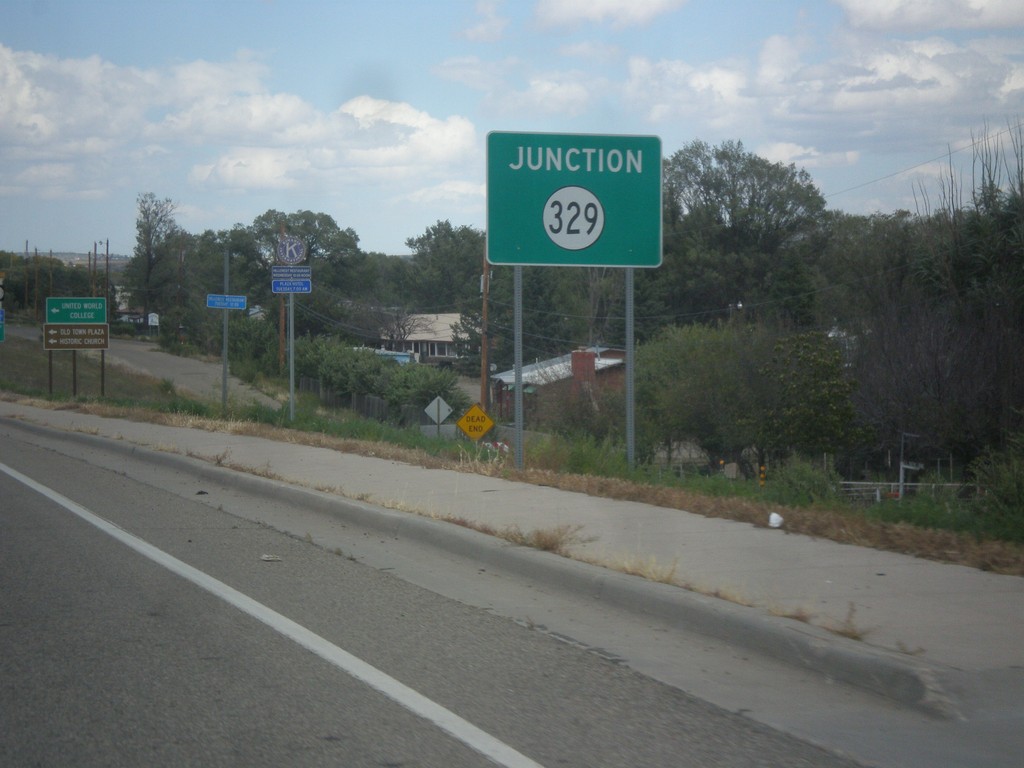 BL-25 North (Grand Ave.) Approaching NM-329