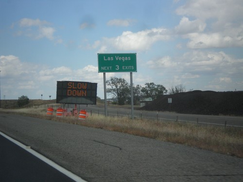 I-25 North - Las Vegas Exits