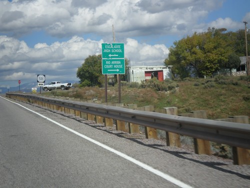 US-64 West/US-84 North Approaching NM-531