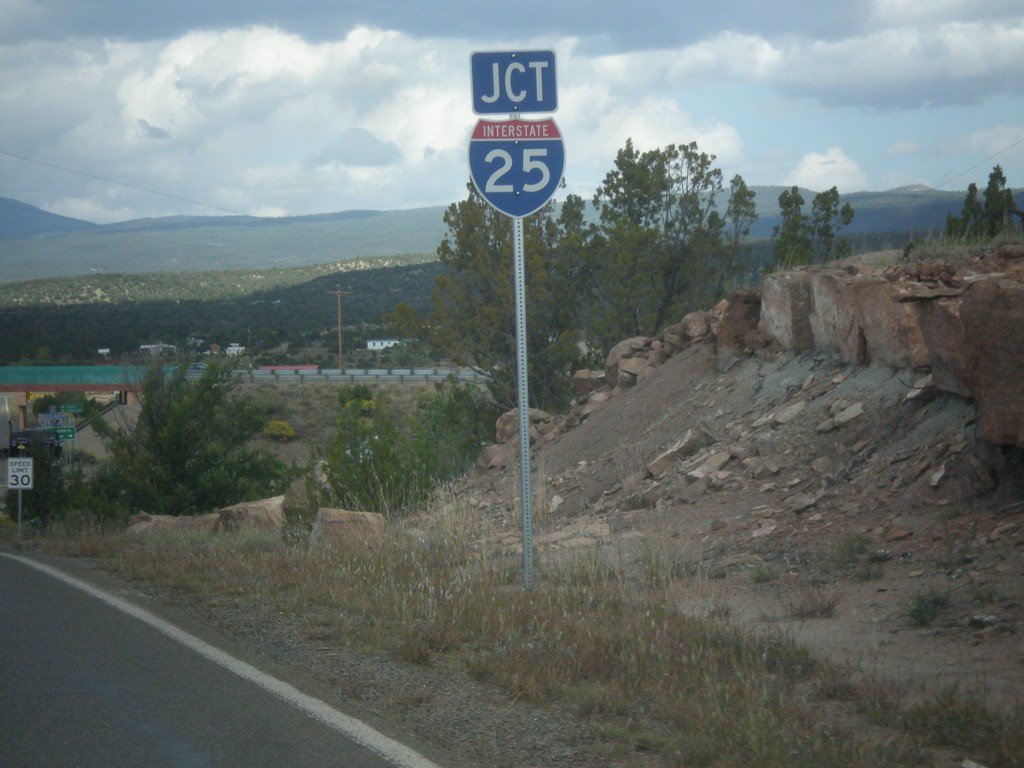 NM-3 North Approaching I-25