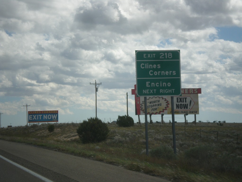 I-40 East Approaching Exit 218