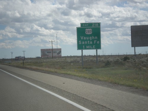 I-40 East Approaching Exit 218