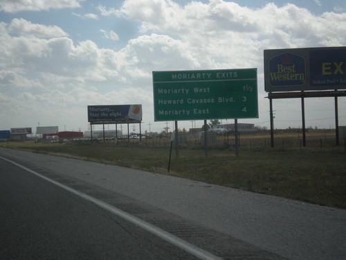 I-40 East - Moriarty Exits