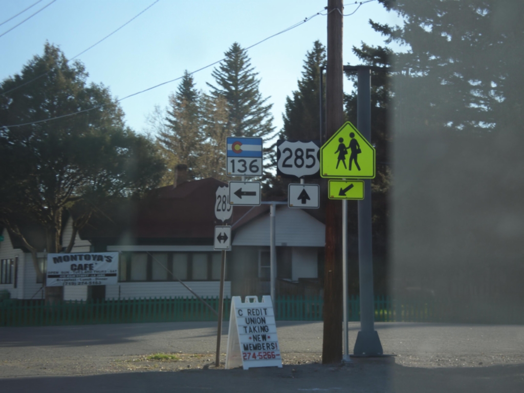 US-285 South at CO-136
