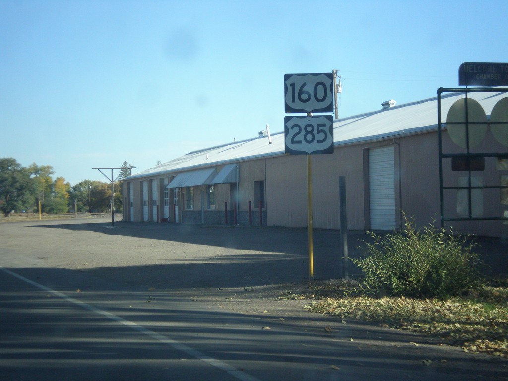 US-160 West/US-285 South - Monte Vista