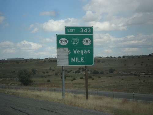 I-25 North - Exit 383