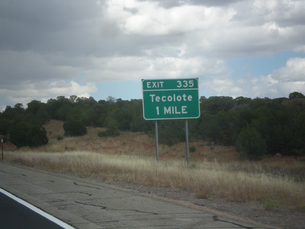 I-25 North - Exit 335