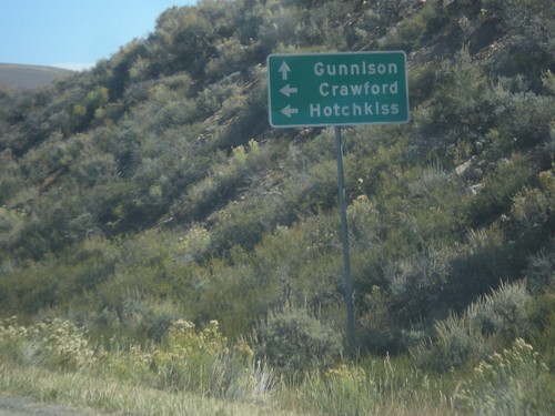 US-50 East Approaching CO-92