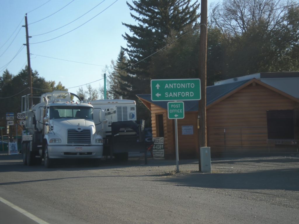US-285 South Approaching CO-136